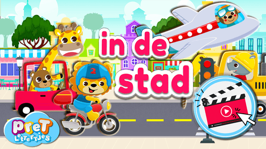 Pretlettertjes Voertuigen Woordjes