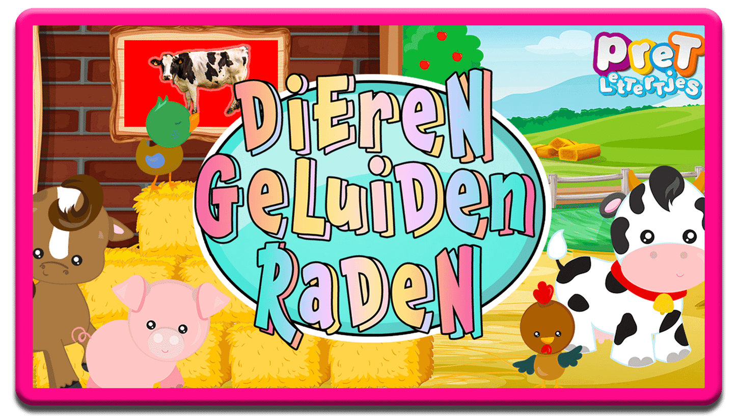 Bonuspret Woordkaarten - Pretlettertjes Boerderijdieren 2 - Printable-Pretlettertjes Shop